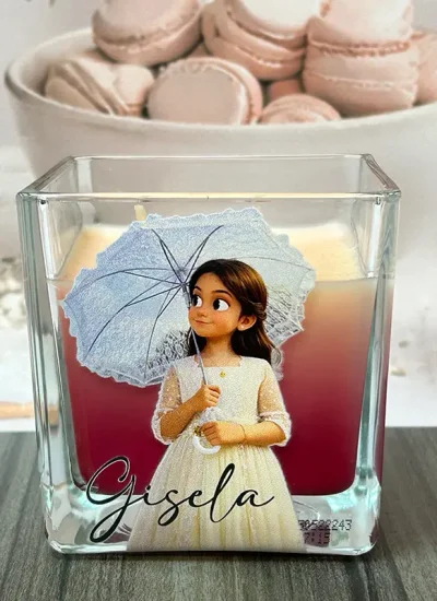 fotografia-regalo-comuniones-vela-aromatica-imagen-cristal-vaso-foto-impressionregalos