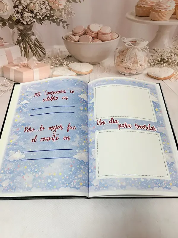 Libro de firma comunión